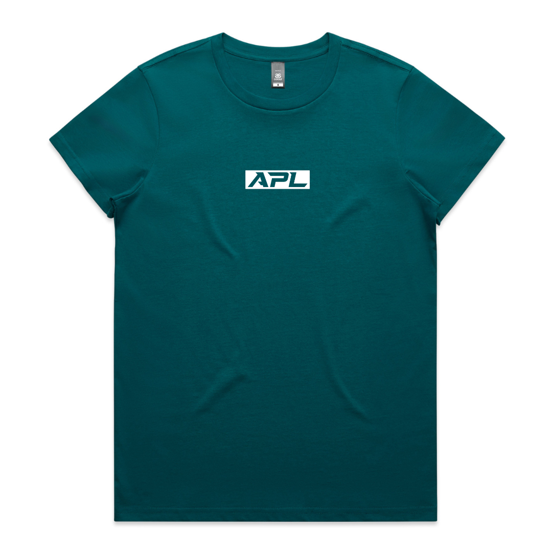 Women’s Tee in APL Green