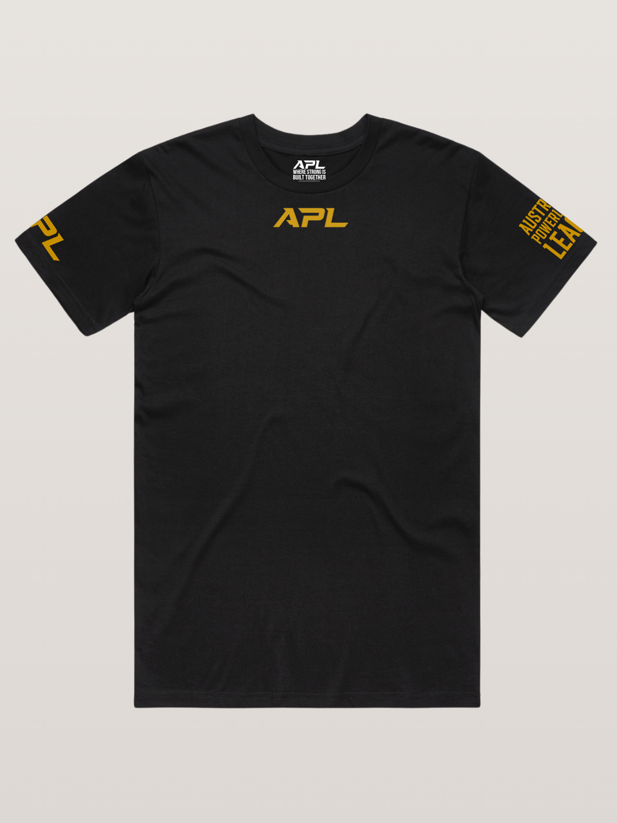 Mens APL Comp Shirt - Black with gold