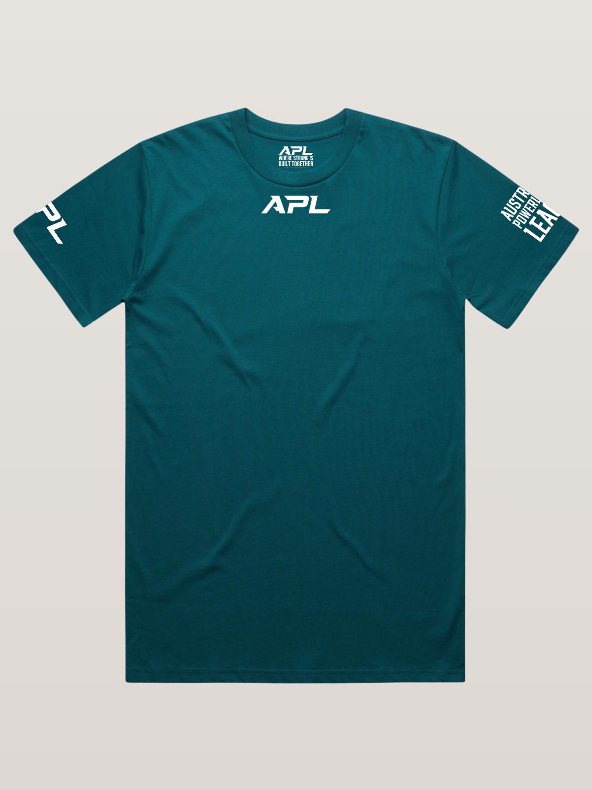 Mens APL Comp Shirt - Atlantic with white