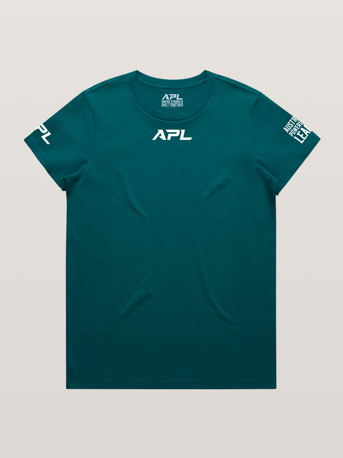 Womens APL Comp Shirt - Atlantic with white